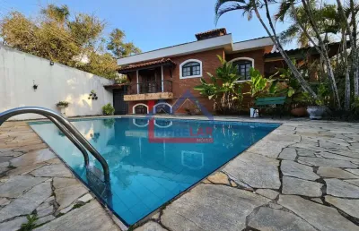 Casa de alto padrão com 4 quartos, 500m² - serra da cantareira - mairiporã/sp