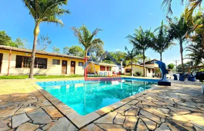 Lago do imperador - casa estilo chácara com 5 quartos à venda, 271m² - serra da cantareira - mairiporã/sp