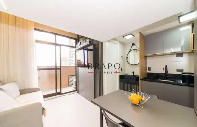 Studio com 1 dormitório à venda, 22 m² - mossunguê - curitiba/pr