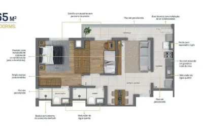 Apartamento à venda, 2 quartos, 1 suíte, 1 vaga, ipiranga - são paulo/sp