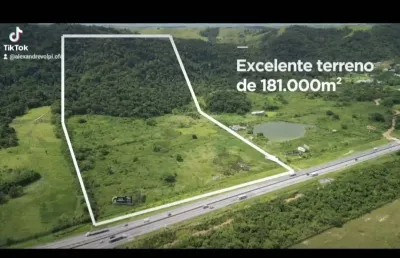 Terreno 181.000 m2 plaino de frente p/ via dutra santa isabel sp