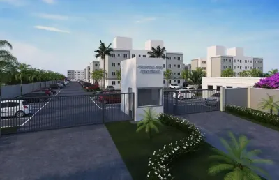 Apartamento para venda em várzea grande, costa verde, 2 dormitórios, 1 banheiro, 1 vaga