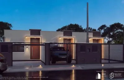 Casa geminada 02 dormitórios à venda, r$ 480.000,00 bairro meia praia em navegantes