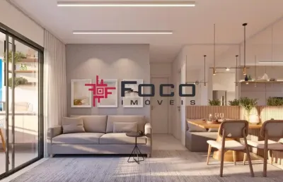 Apartamento à venda no jd das industrias com 02 dormitórios sendo 01 suíte e varanda gourmet - 54m².