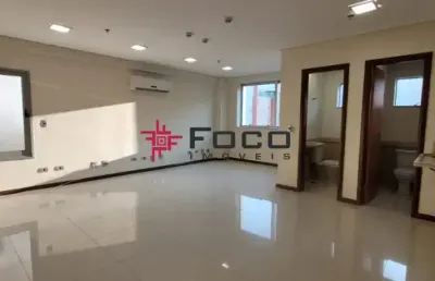 Sala comercial de 34m² para locação no jardim aquarius
