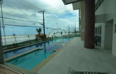 Apartamento com vista para o mar - centro/mongaguá - com piscina