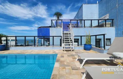 Cobertura com 4 dormitórios à venda, 293 m² por r$ 5.890.000,00 - riviera módulo 06 - bertioga/sp