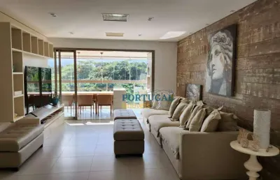 Apartamento decorado no módulo 07 da riviera de são lourenço | 158 m², 5 dormitórios, 2 vagas | varanda gourmet, próximo à praia, ótima localização