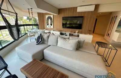 Apartamento com 4 dormitórios à venda, 170 m² por r$ 4.500.000,00 - riviera módulo 03 - bertioga/sp