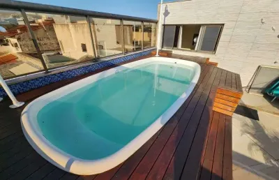 Recreio - gleba a - cobertura duplex com 346m² próximo do parcão