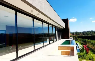 Casa alto padrão para venda em araçoiaba da serra, além ponte, 4 dormitórios, 4 suítes, 6 banheiros, 6 vagas