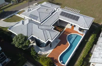 Casa alto padrão para venda em sorocaba, cond. vale do lago, 3 dormitórios, 3 suítes, 5 banheiros, 5 vagas