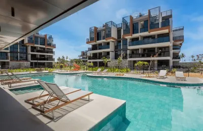 Apartamento a venda na praia de muro alto /// cond. cais eco residência /// com 2 quartos /// 62m²
