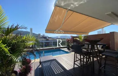 Cobertura com 3 quartos para alugar no campeche, florianópolis  por r$ 19.000