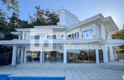Casa em condomínio fechado com 6 quartos para alugar no carvoeira, florianópolis  por r$ 21.000