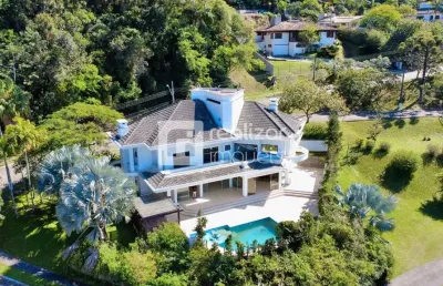 Casa em condomínio fechado com 6 quartos para alugar no carvoeira, florianópolis  por r$ 21.000