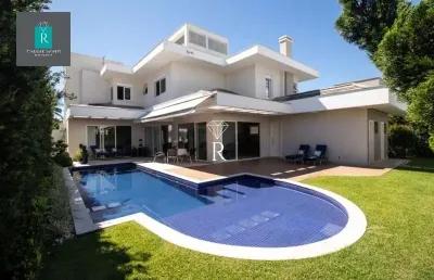 Casa com 4 quartos à venda em jurerê internacional, florianópolis  por r$ 8.200.000