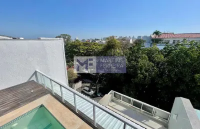 Cobertura impecável para locação 4 suites 297m², barra da tijuca.