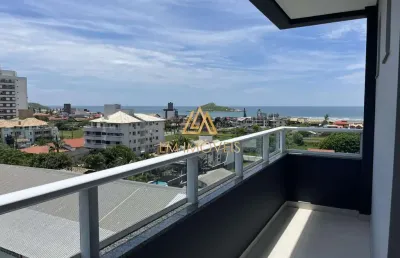 Apartamento 2 dormitórios com vista permanente para a praia.