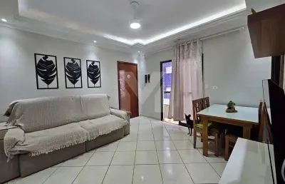 Apartamento com 2 quartos à venda no canto do forte, praia grande  por r$ 399.000