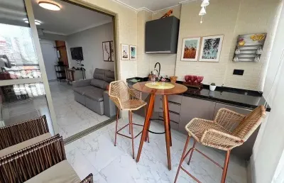 Apartamento com 2 quartos à venda em aviação, praia grande , 63 m2 por r$ 430.000