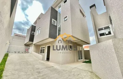 Sobrado com 3 dormitórios à venda, 120 m² por r$ 660.000 - xaxim - curitiba/pr