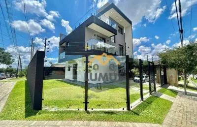 Sobrado com 3 dormitórios à venda, 149 m² por r$ 1.199.000,00 - santa quitéria - curitiba/pr