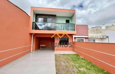 Sobrado com 3 dormitórios à venda, 120 m² por r$ 549.000,00 - gralha azul - fazenda rio grande/pr
