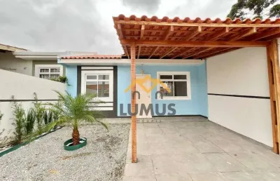 Casa com 2 dormitórios à venda, 60 m² por r$ 229.000,00 - estados - fazenda rio grande/pr