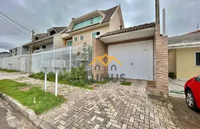 Sobrado com 3 dormitórios à venda, 134 m² por r$ 679.900 - fazendinha - curitiba/pr
