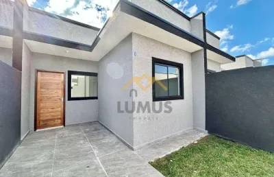 Casa com 2 dormitórios à venda, 42 m² por r$ 310.000,00 - campo de santana - curitiba/pr