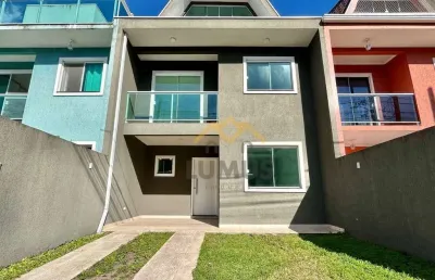 Sobrado com 3 dormitórios à venda, 118 m² por r$ 750.000 - cidade industrial - curitiba/pr