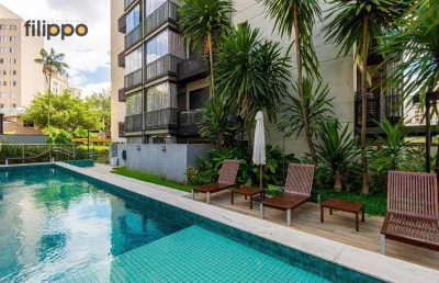 Apartamento com 1 dormitório para alugar, 31 m² por r$ 4.090,00/mês - chácara klabin - são paulo/sp