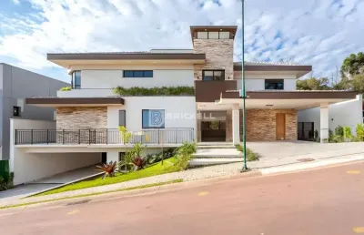 Casa em condomínio de luxo 5 suítes á 5min do parque barigui