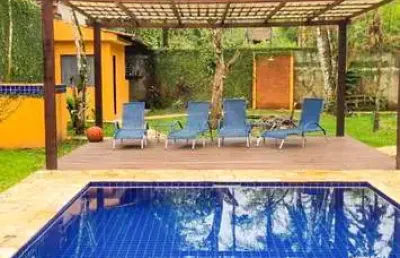 Casa na praia de cambury. espaço, conforto e natureza - à venda
