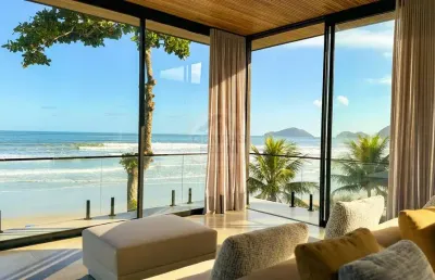 Casa pé na areia na praia da baleia town house - à venda