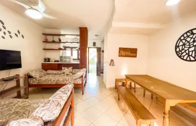 Casa em condomínio com 2 quartos na praia de juquehy - à venda