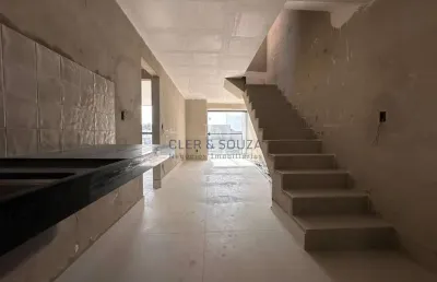 Cobertura para venda em volta redonda, jardim belvedere, 2 dormitórios, 1 suíte, 3 banheiros, 1 vaga