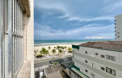 Apartamento com 1 dormitório na tupi, em praia grande-sp
