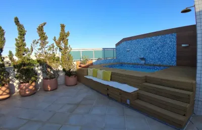 Linda cobertura duplex com 4 suítes com vista panorâmica em excelente localização