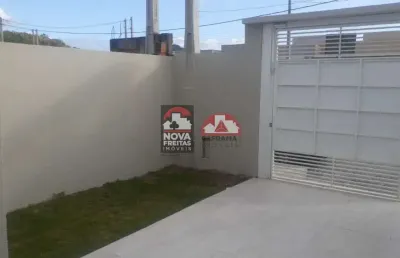Casa nova (não geminada) com 2 dormitórios sendo 1 suíte, bairro morro do algodão