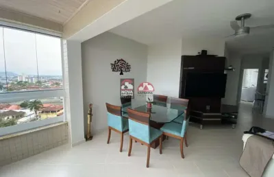Lindo apartamento cobertura com vista panorâmica do mar e serra