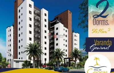 Apartamento com 2 quartos à venda na Rua Ipê, Bloco A, 240, Martim de Sá, Caraguatatuba