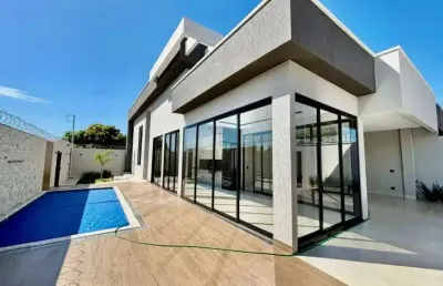 Casa à venda no residencial canadá, goiânia: 3 suítes, 202m²