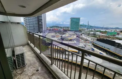 Sala comercial para alugar na Rua Visconde de Embaré, Valongo, Santos