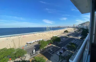 Cobertura / penthouse à venda, avenida atlântica - copacabana. varanda, 3 quartos sendo 2 suítes.