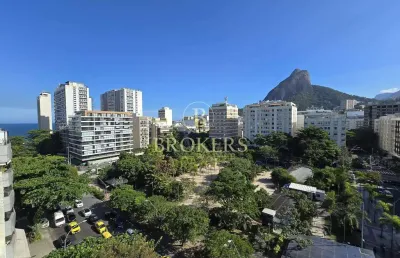 Apartamento à venda, leblon, sala, quarto, original 2 quartos, 1 vaga na escritura - 71 m²