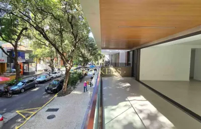 Apartamento garden à venda na rua nascimento silva, ipanema! varandão gourmet, sala em 2 ambientes,