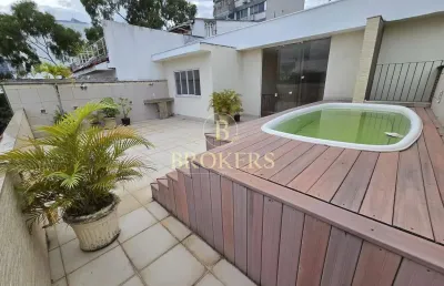 Cobertura / penthouse à venda, ipanema, área externa com piscina, salão, 3 quartos sendo 2 suítes,