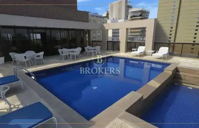 Apartamento vista mar para locação, ipanema, varanda, 2 quartos / 1 suíte - 2 vagas - 90m²
